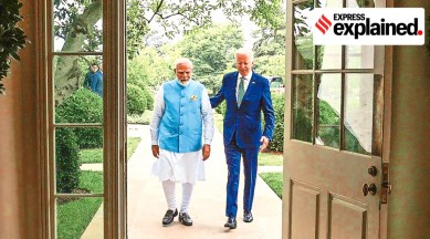 Narendra Modi, Joe Biden, Narendra Modi Joe Biden meet, Narendra Modi US visit, Narendra Modi white house, modi biden, india us ties, Indian Express, India news, current affairs