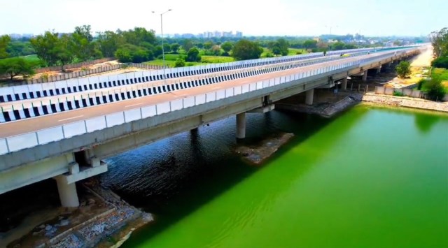 An artificial lake, which will receive treated water from a sewage treatment plant (STP), is being developed in the Najafgarh area