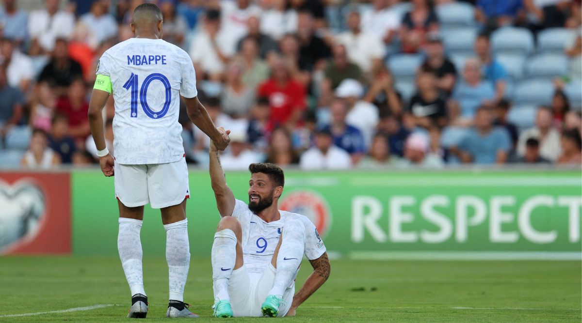 Olivier Giroud and Kylian Mbappe score as France beat Gibraltar 3-0 in ...