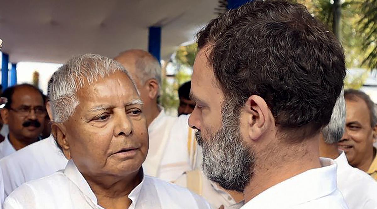 Still not too late to get married': Lalu Prasad Yadav makes a wisecrack at Rahul Gandhi at Patna meet | India News,The Indian Express