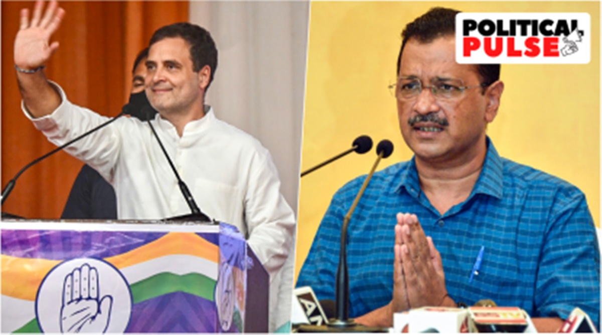odd-one-out-in-patna-oppn-bonhomie-aap-claims-arvind-kejriwal-reached-out-to-rahul-gandhi-was-snubbed