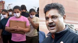 Sakshi Malik and Kirti Azad