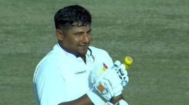Mumbai's Sarfaraz Khan.