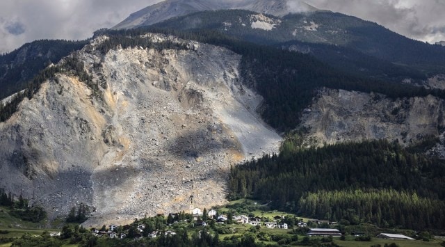 Switzerland Rockslide