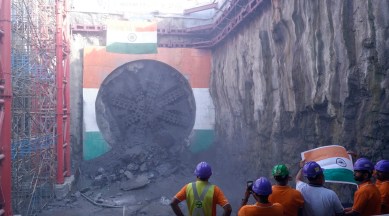 Brihanmumbai Municipal Corporation, Mumbai Coastal Road Project, Tunnel Boring Machine, Priyadarshini Park, indian express, indian express new