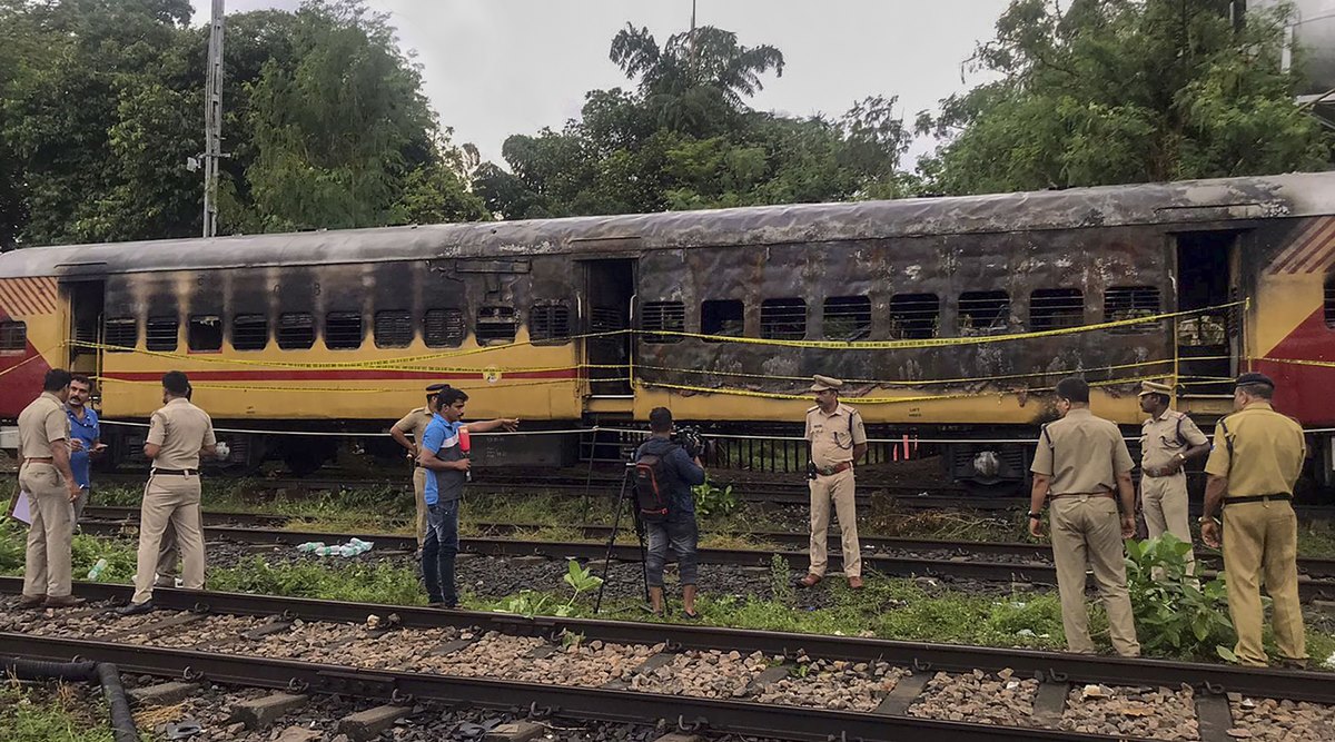 Kerala train fire