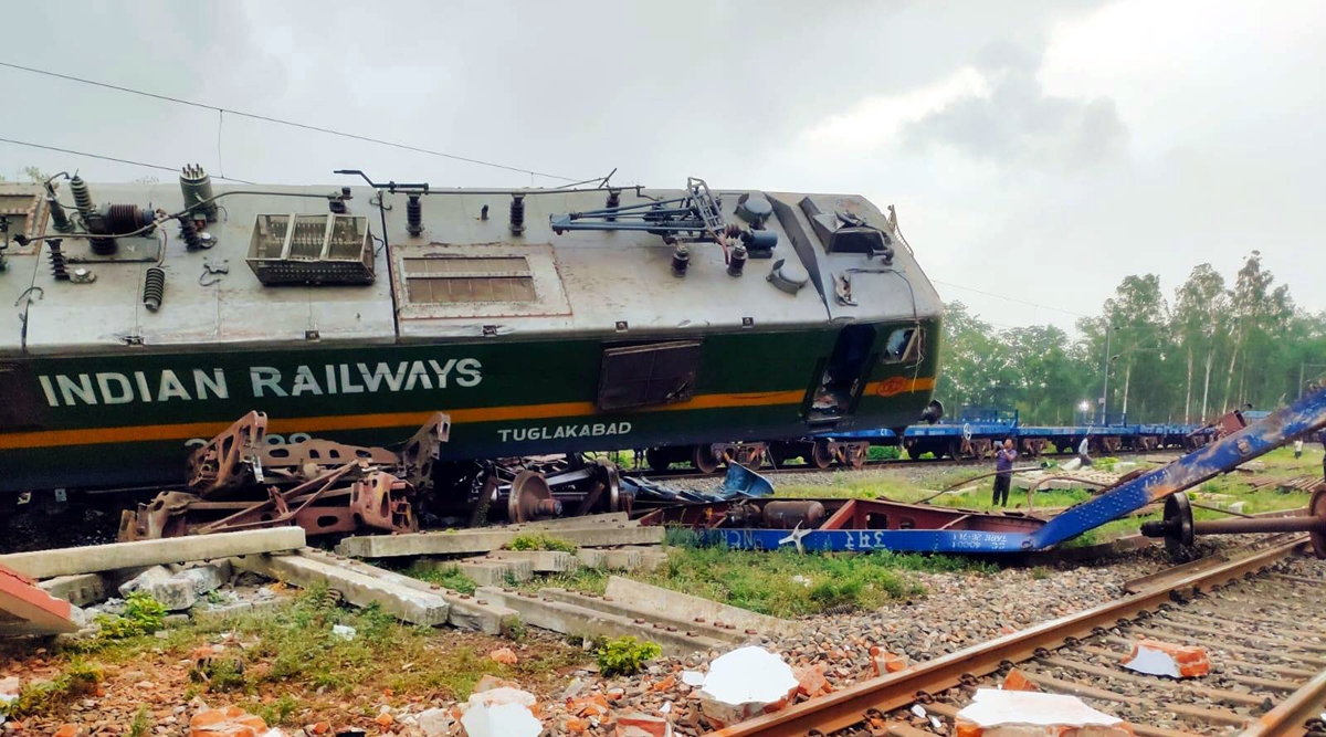 1200px x 667px - No one injured, Goods train rams into another in Bankura | Kolkata News -  The Indian Express