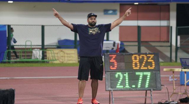 Shot putter Tajinderpal Singh Toor.