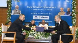 Gujarat, US firm Micron sign MoU for semiconductor plant at Sanand