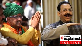 Ajay Rai and Mukhtar Ansari