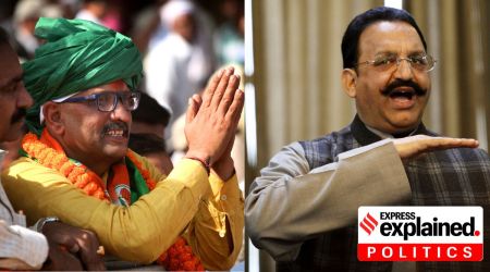 Ajay Rai and Mukhtar Ansari