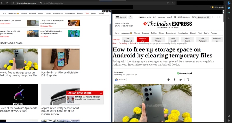 How to enable ‘split screen tabs’ on Microsoft Edge to enhance productivity  Technology News 