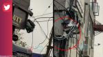 Video of scooter stuck in electricity wires in Jammu leaves netizens perplexed