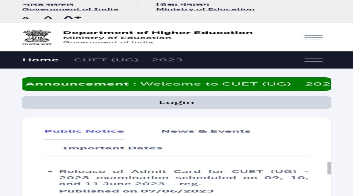 CUET UG Result 2023 Link: Check Scorecards At Cuet.samarth.ac.in ...