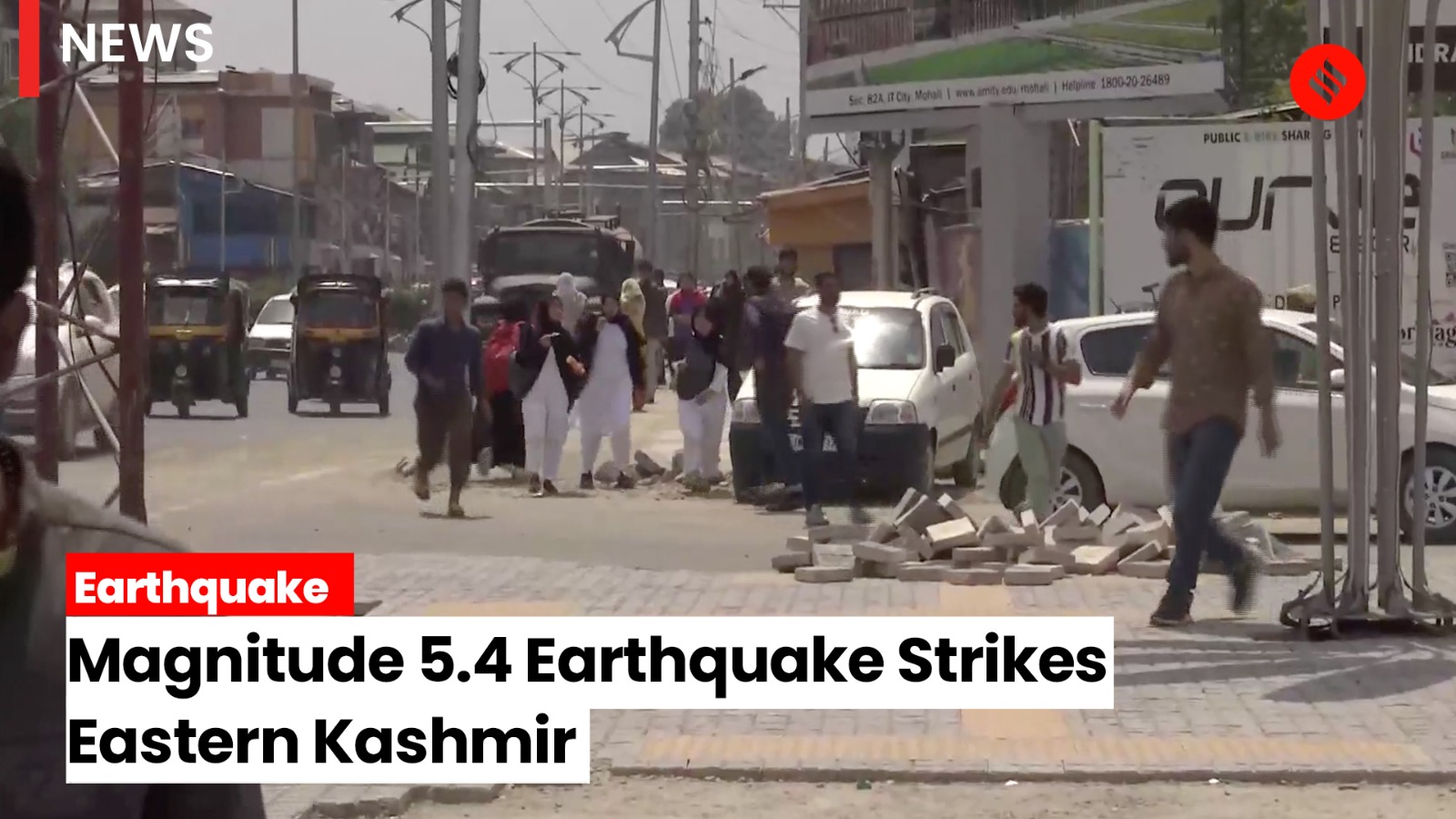 5.4-magnitude earthquake hits eastern Kashmir;  Tremors felt in Delhi – Indian Express