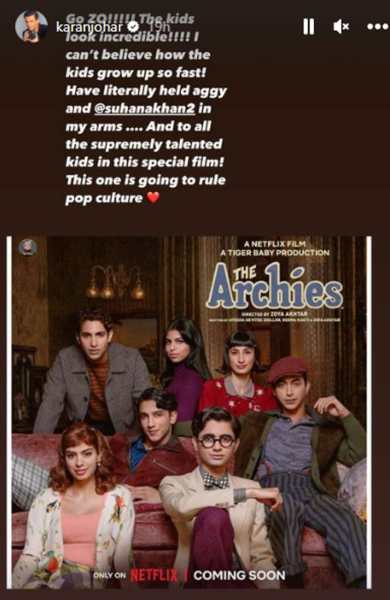 Karan Johar, The Archies
