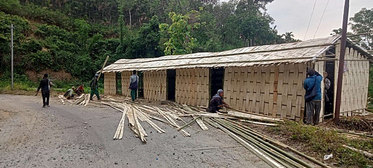 mizoram relief camps, manipur violence