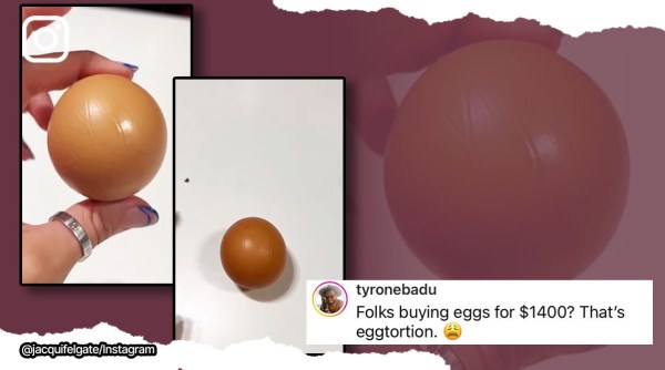 Woman finds perfectly round egg in carton that is apparently ‘one in a billion’