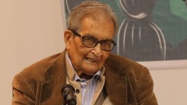 Visva-Bharati University, eviction notice to Amartya sen, President Draupadi Murmu, stretch of land, indian express, indian express news