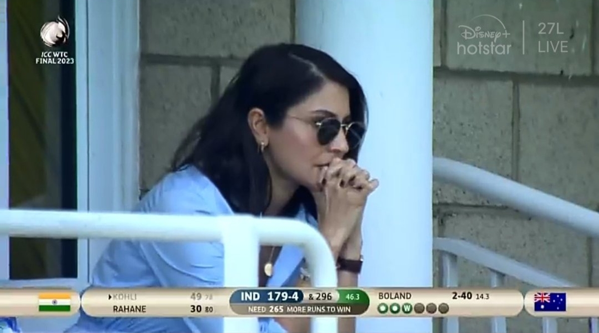 Anushka Sharma and Virat Kohli give a glimpse of their fun time at the FA  Cup final. Watch