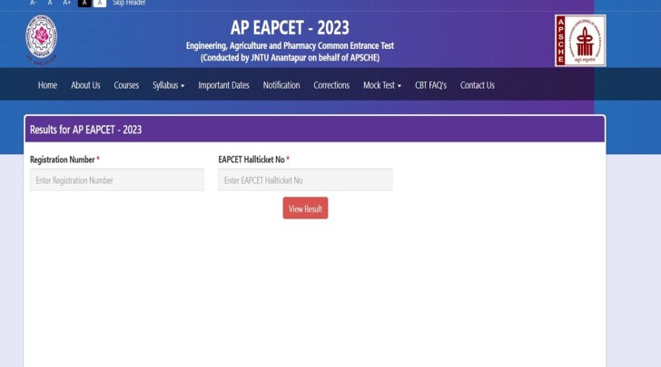 AP EAMCET Results 2023 (Out): How to check score at cets.apsche.ap.gov ...