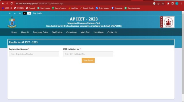 AP ICET 2023: Results declared at cets.apsche.ap.gov.in