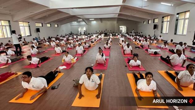 arul horizon yoga day photo