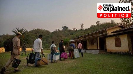 Voting in assam assembly polls
