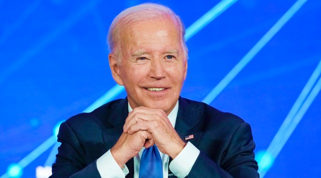 US President Joe Biden during an event in San Francisco