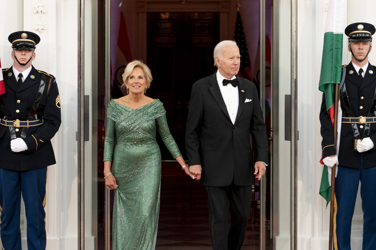Was Jill Biden’s green gown during state dinner with PM Modi a symbolic ...