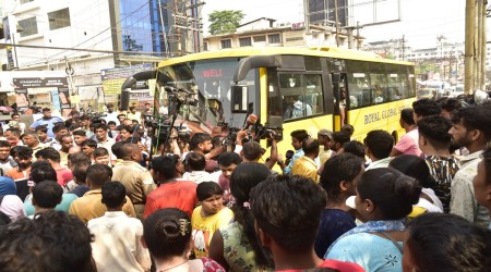 A schoolgirl killed in Guwahati bus accident