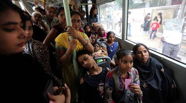 women, karnataka, shakti scheme, bus ride, indian express