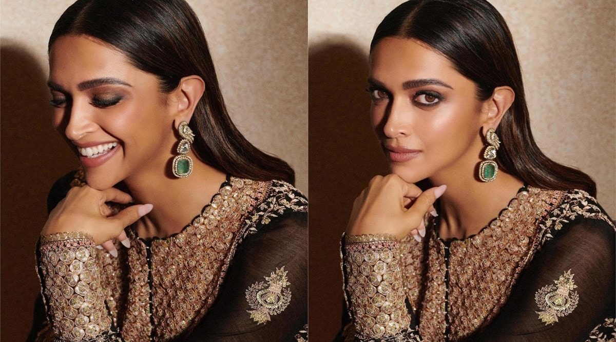 Deepika Padukone stuns in black as she makes her first appearance