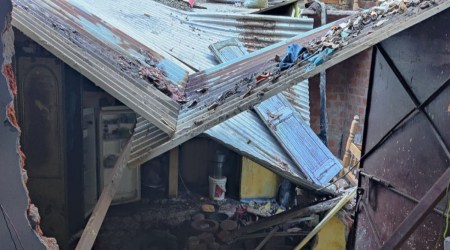 demolished residence, man abused, bhopal, madhya pradesh, indian express