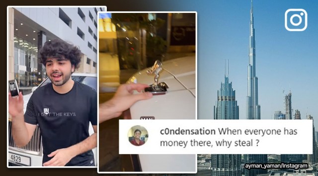 Influencer shows how ‘safe’ Dubai is by leaving Rolls Royce keys on car