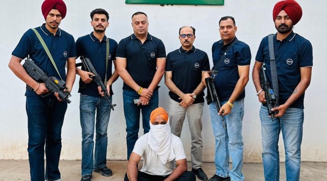 Director General of Police Gaurav Yadav said the gangster identified as Harpreet Singh has been arrested by the anti-gangster task force. (Twitter/@DGPPunjabPolice)