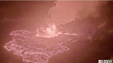 Hawaii Kilauea volcano