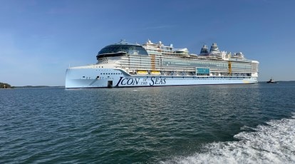 Icon of the Seas, world's largest cruise ship, makes maiden voyage