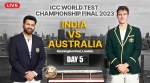 WTC Final 2023 Live Score: IND vs AUS from the Kennington Oval