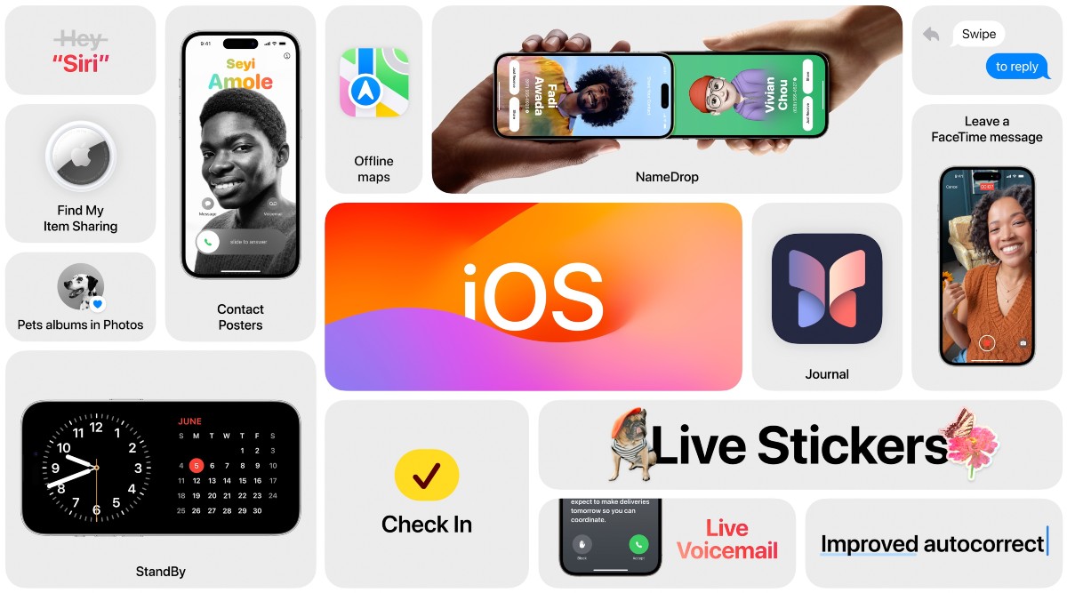 WWDC 2023 Apple introduces iOS 17 with contact poster, standby mode