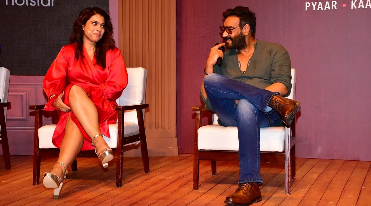 Ajay Devgan Ka Fucking Video - The Trial co-producer Ajay Devgn joins wife Kajol at trailer launch, says  he faces 'actor trouble' only at home | Bollywood News - The Indian Express