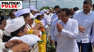 Kamal Nath Sandesh Yatra, Bhopal, Kamal Nath, Madhya Pradesh, Madhya Pradesh Congress, Political Pulse, Indian Express, India news, current affairs