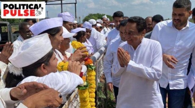 Kamal Nath Sandesh Yatra, Bhopal, Kamal Nath, Madhya Pradesh, Madhya Pradesh Congress, Political Pulse, Indian Express, India news, current affairs