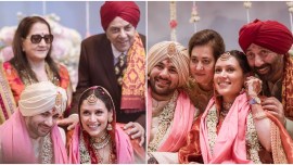 karan deol wedding dharmendra, prakash kaur, sunny deol, pooja deol