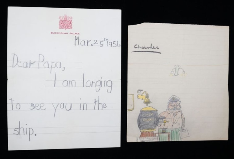 King Charles’ childhood drawings, featuring ‘mummy’ Queen Elizabeth and