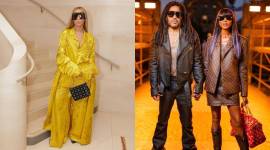 Pharrell Williams presented his first collection for Louis Vuittonin the presence of various celebrity A-listers