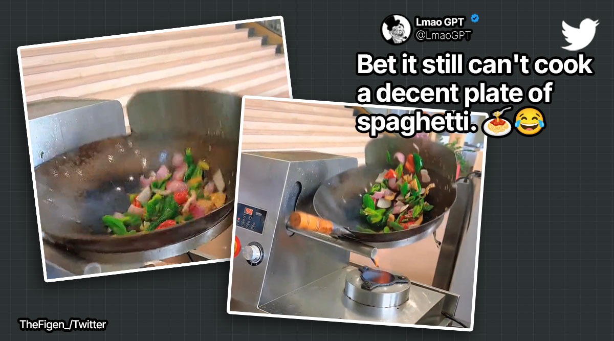 Man vs Machine Video of machine chef sauteing vegetables awes netizens