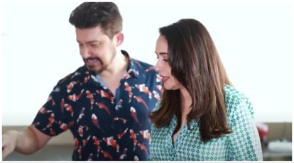 Madhuri Dixit eats 'vicariously' as she instructs husband Sriram Nene on  how to prepare Misal Pav, watch video | Bollywood News - The Indian Express