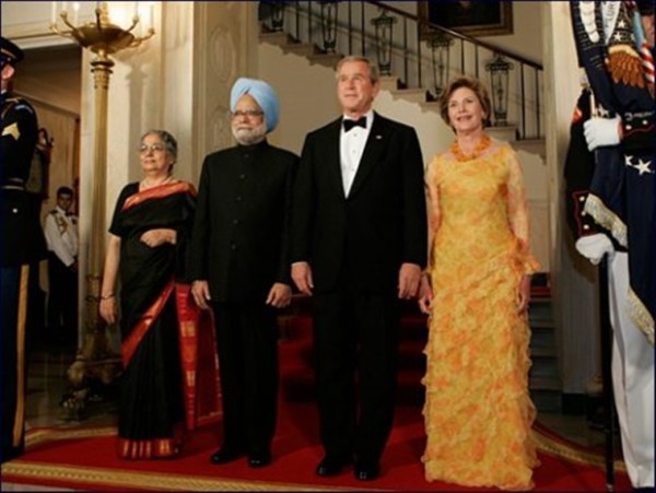 manmohan singh at white house