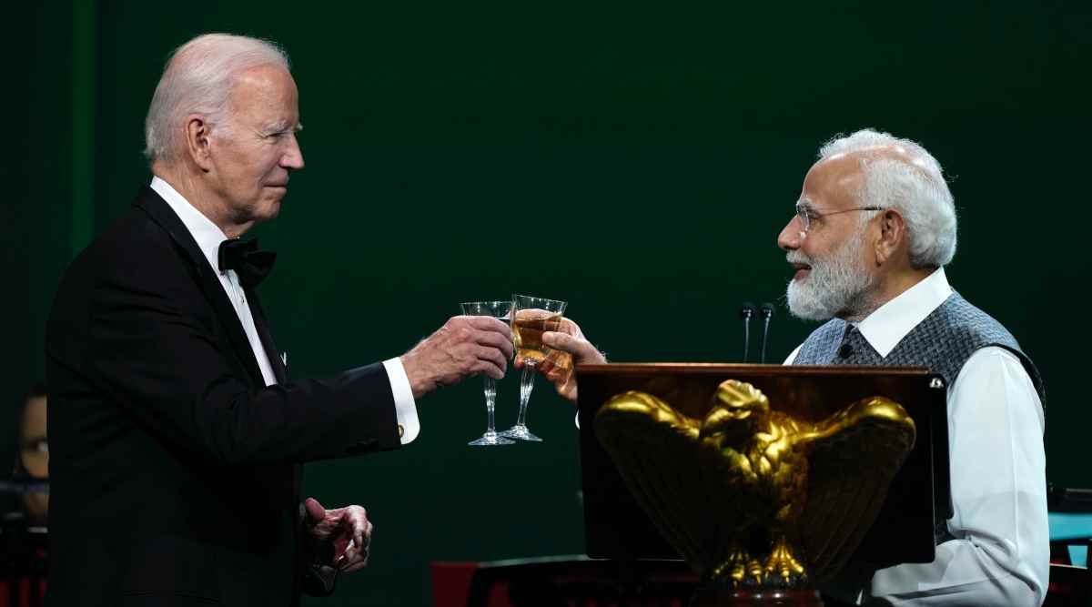 ‘Cheers to two great nations, friends, powers’: At US state dinner ...